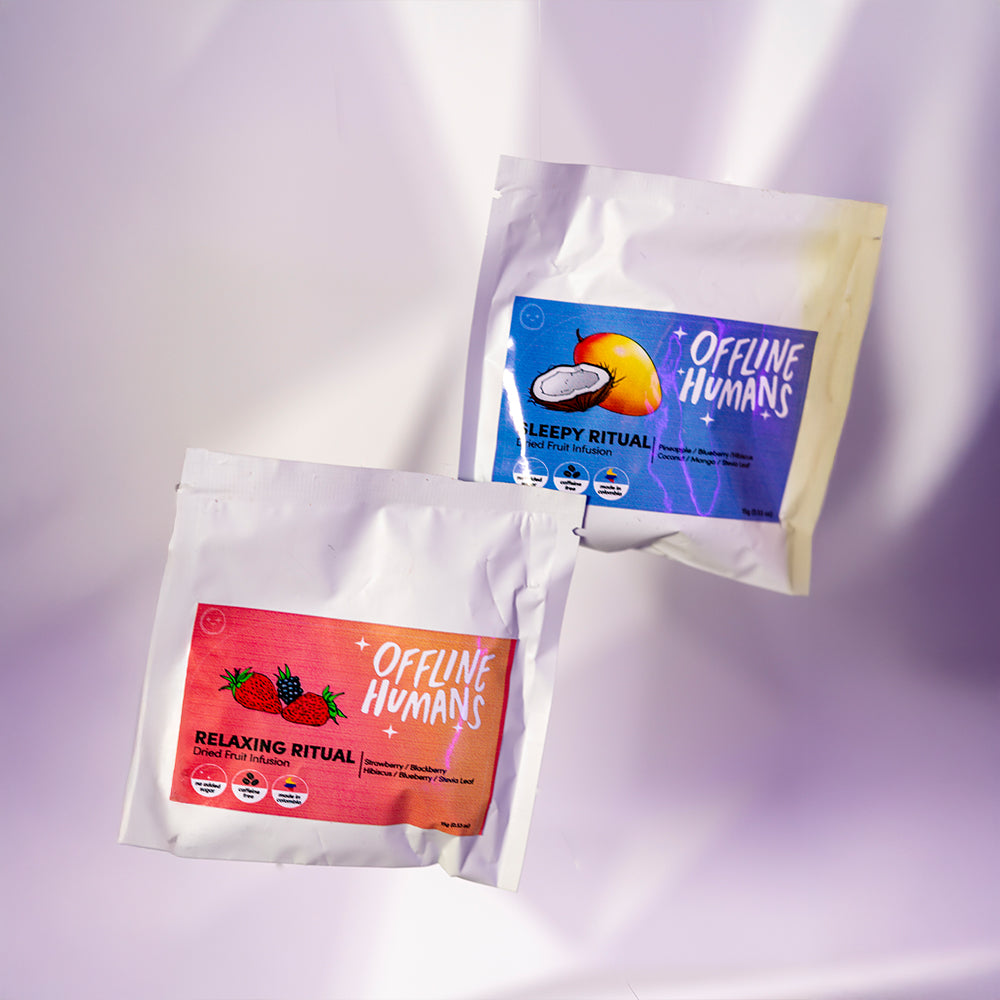 Single Serve Dried Fruit Infusion : Relaxing, Rising, Sleepy, Cacao