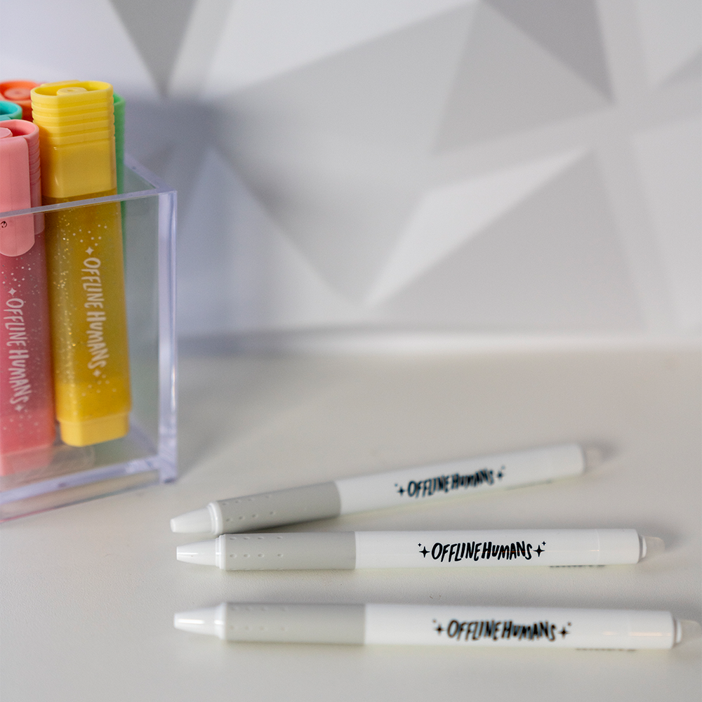 Offline Humans Erasable Pen – 3 Pack (0.7mm)
