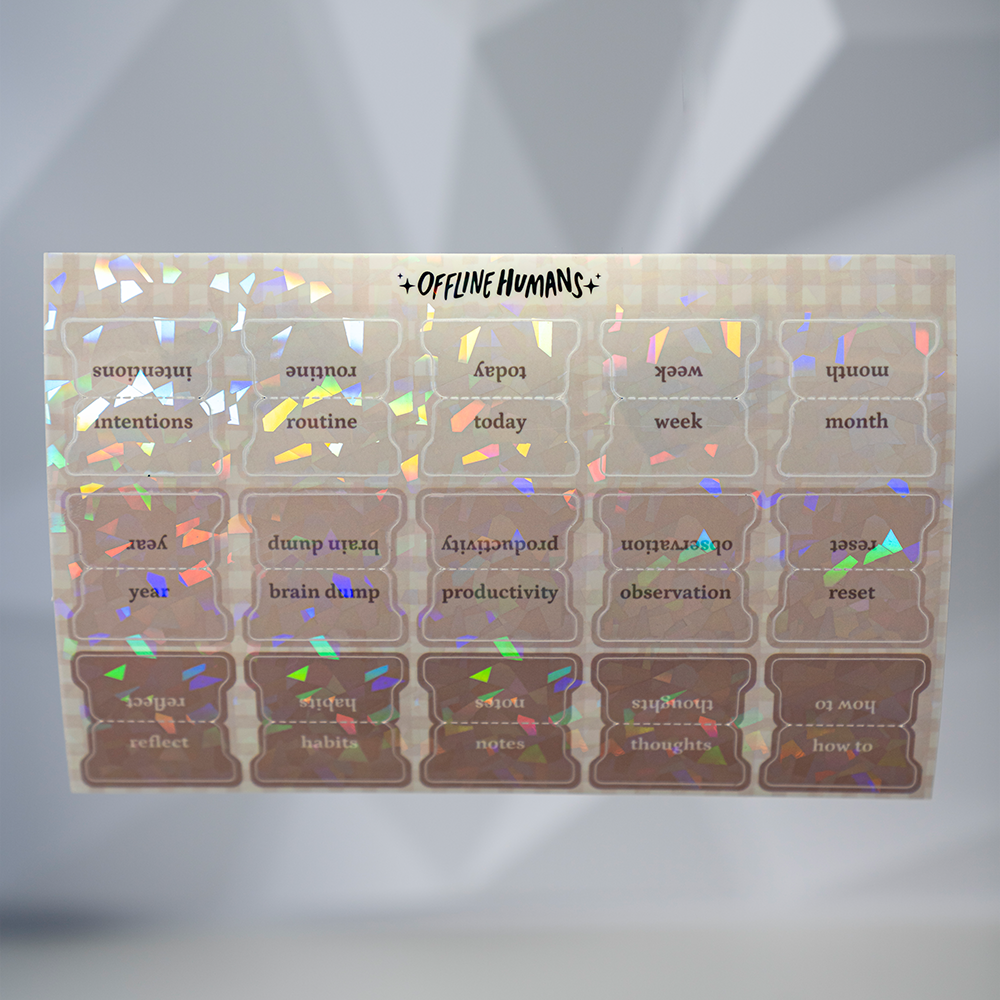 Deluxe Shimmer Tab Collection
