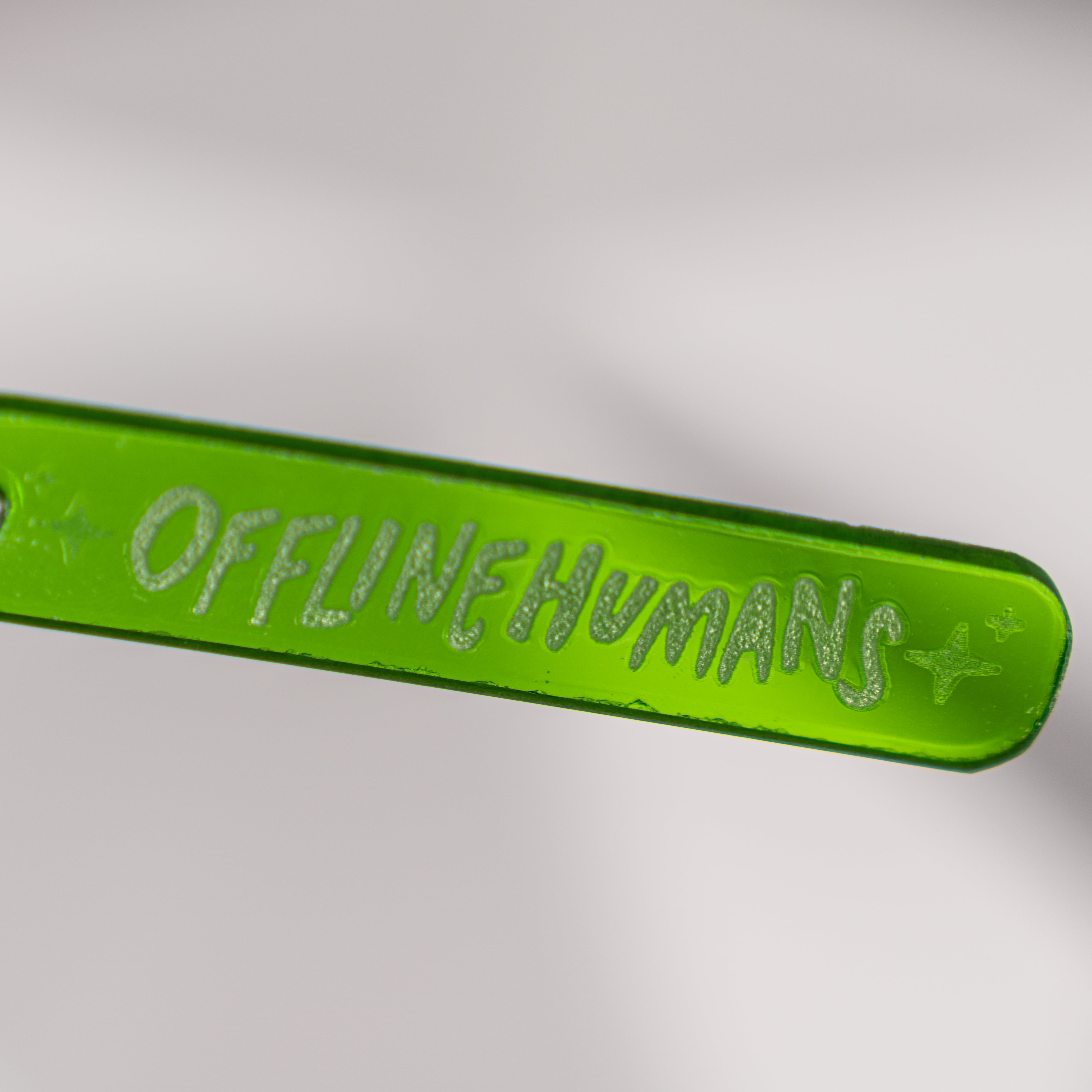 Offline Humans Acrylic Charm