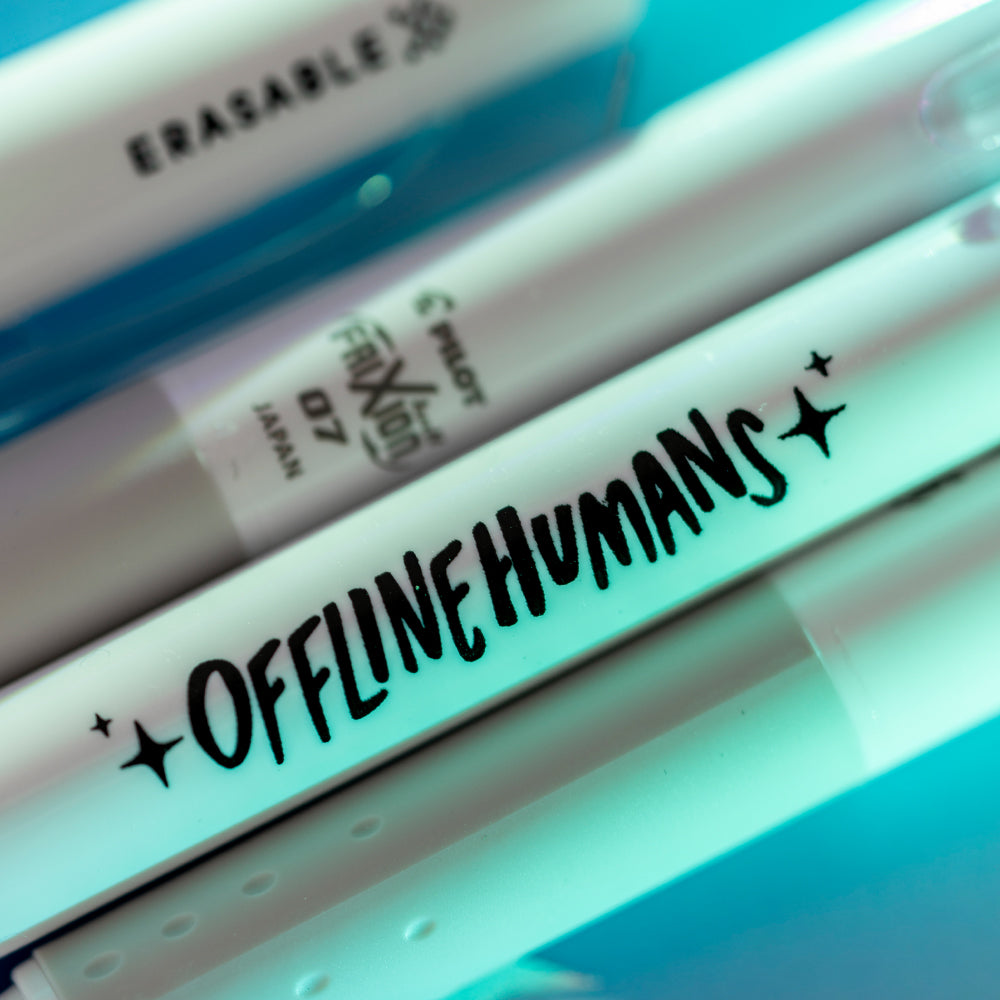Offline Humans x Pilot Frixion 0.7 Pen – 3 Pack