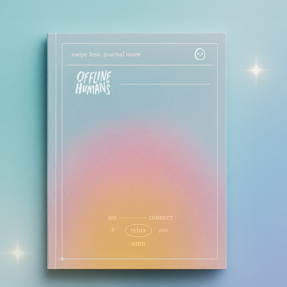 Offline Humans Sticker Notebook