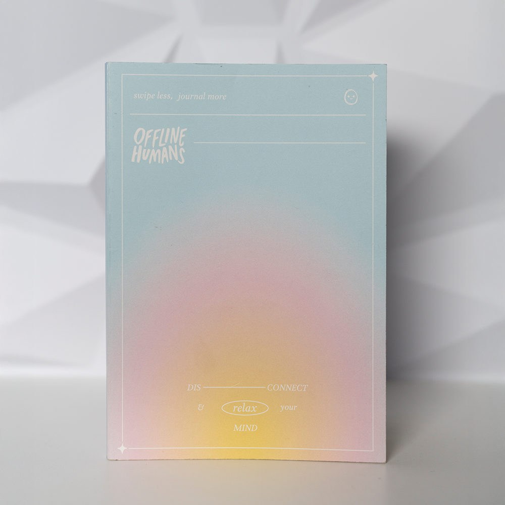 Offline Humans Sticker Notebook