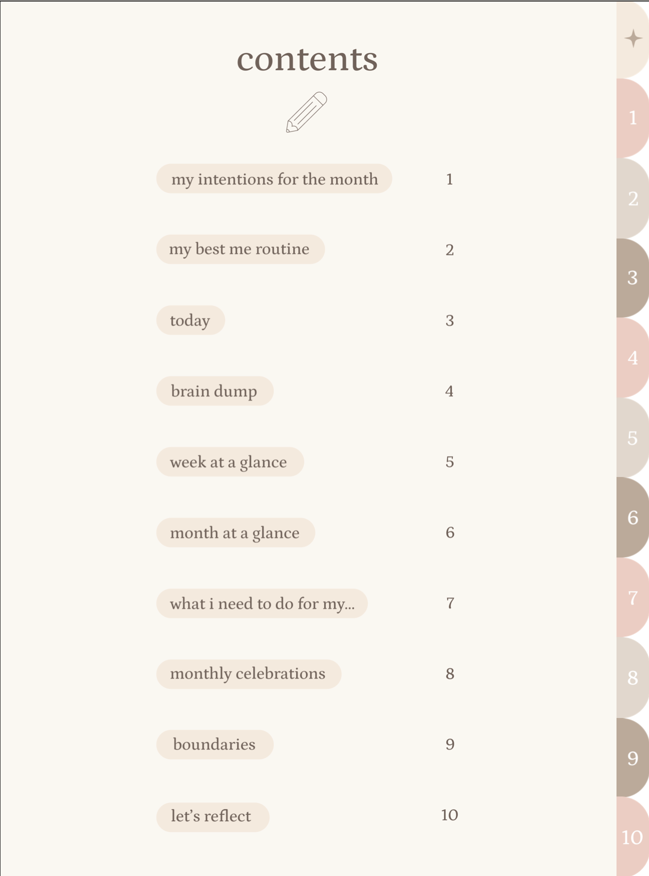 My Best Me Journal OG - Digital Beige – OfflineHumans