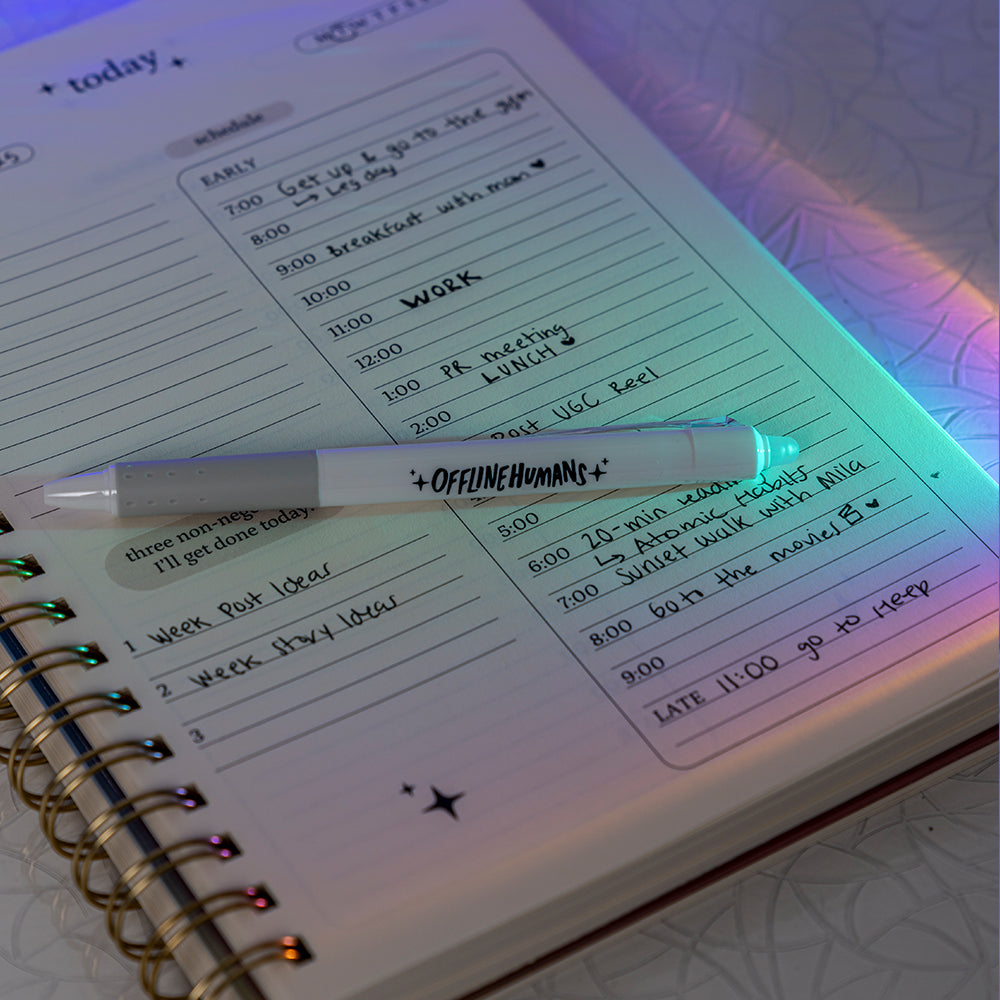 Offline Humans x Pilot Frixion 0.7 Pen – 3 Pack